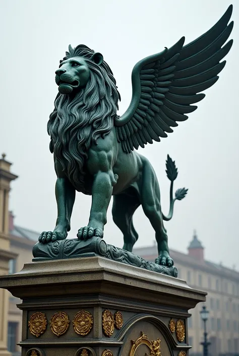 The Winged-Lion Sculpture 