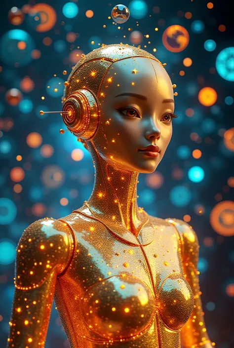 Heres your luxurious, shiny golden and colorful image with colorful icons ofir or  featuring the world, ChatGPT, Claude AI icons, and automations. Enjoy the elegance and splendor! 🌟