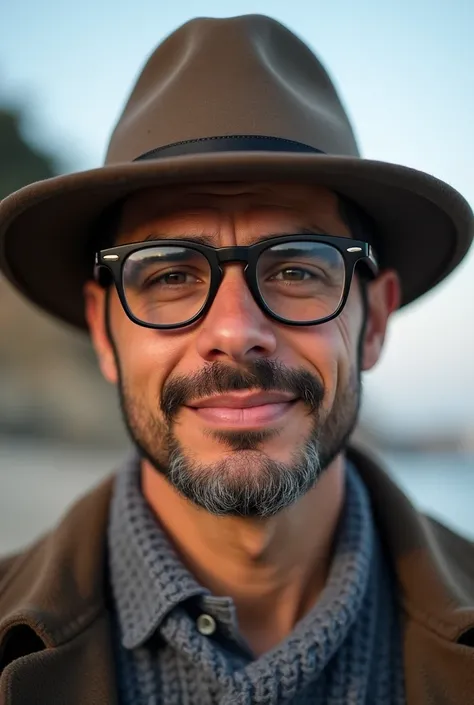 arafed man in a hat and glasses taking a selfie, david rios ferreira, taken in the early 2020s, icaro carvalho, photo taken in 2 0 2 0, victor maristane, carmelo blandino, heraldo ortega, profile pic, profile image, photo of a man, selfie of a man, luiz es...