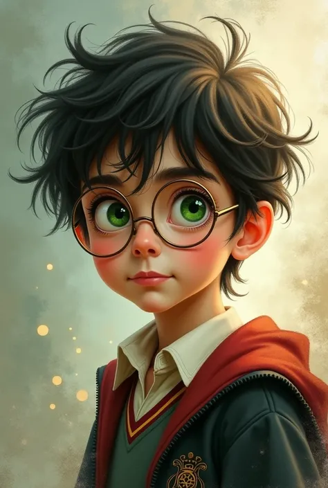  A cute picture of Harry Potter when he was little, Possibly uncomplicated .  With a deep meaning 