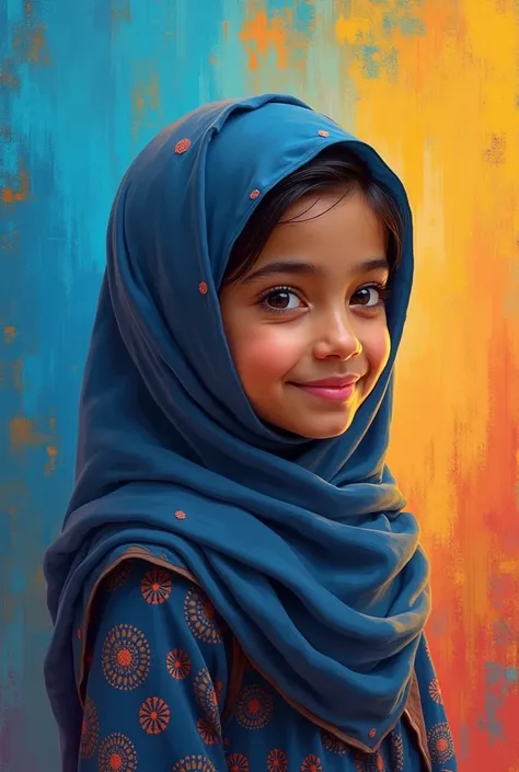 Hijab girl in unicef life