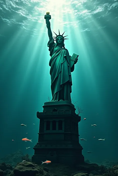 The Statue of Liberty in the Deep Sea
