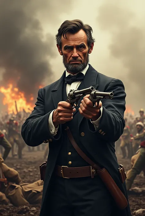 Abraham Lincoln was at war with guns