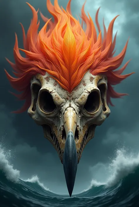 A pirate Phoenix skull