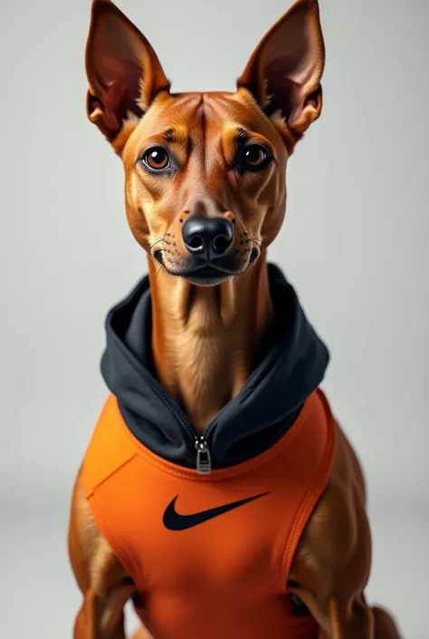 Nike brown Pinscher
