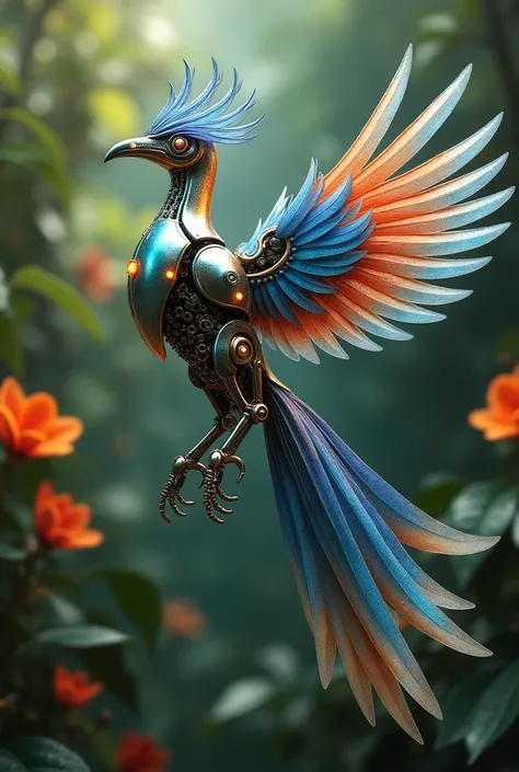 Animated robotic Quetzal