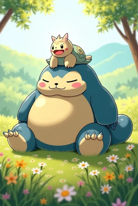 Snorlax y togepi pokemon