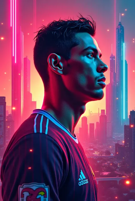 Cr7 song album cover with bzrp