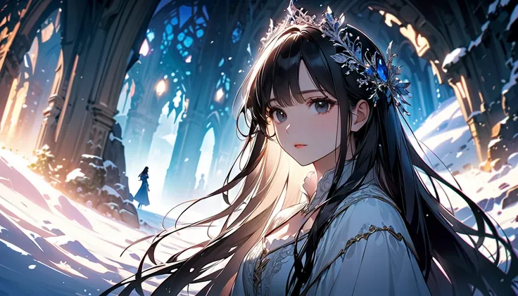 (((masterpiece,  best quality,  super detailed ,  best shadow:1.5))), (Detailed and fantastical background,Dark fantasy), ( Extremely Beautiful and Detailed Face ),  High Contrast , (Best lighting,  extremely delicate and beautiful), ((Cinematic Light)),  ...