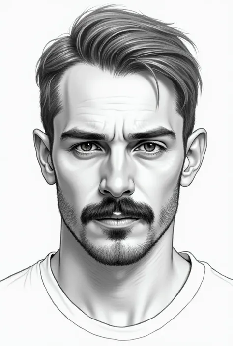 drawing of a man with a mustache and a nose, a pencil sketch by Max Buri, tumblr, serial art, solo portrait 🎨🖌️, realistic sketch, detailed face and body, loose pencil sketch, sketch art, art sketch, sketch drawing, detailed sketch drawing, detailed sketch...