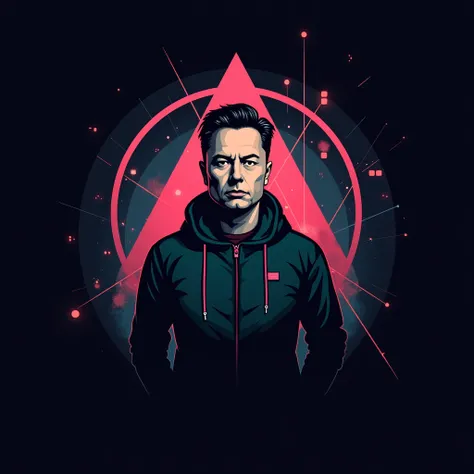 Create a Elon Musk Squid Game Logo for a Meme Coin