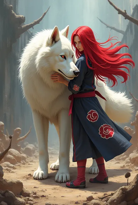 Akamaru x kushina Uzumaki 