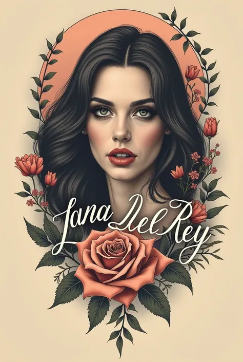 Tattoo with the name Lana del Rey