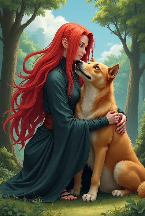 Uzumaki kushina x dog 