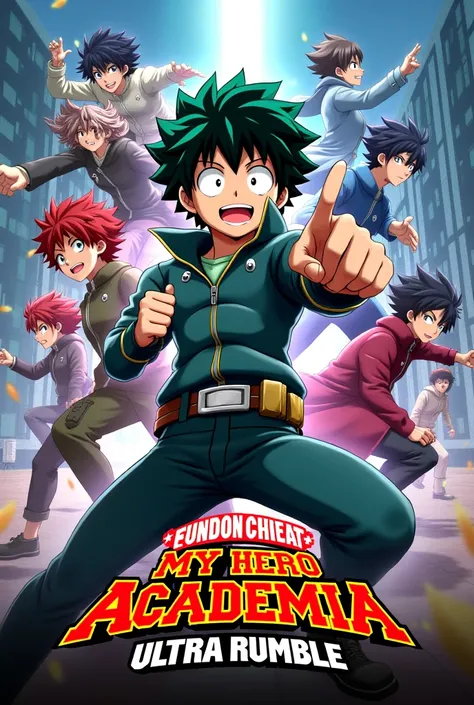 Baner of 1200  * 480 about My Hero Academia Ultra Rumble, Boku no hero one justice