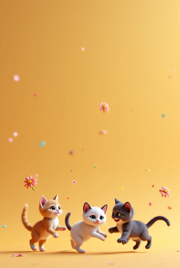 Kittens dancing 