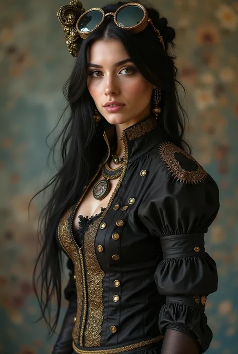 photo real. Full body. steampunk women “full body portrait”