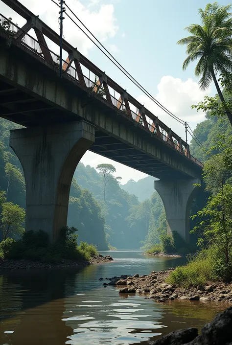 Ponte Fallen Rio Tocantins 