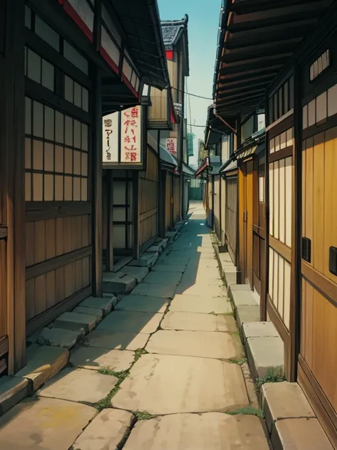 Back Alleys of Japan， Retro Style ，