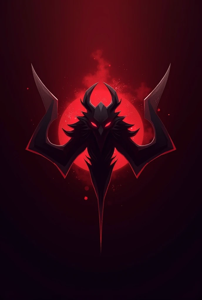 Most attractive gaming logo which is red and dark theme based 