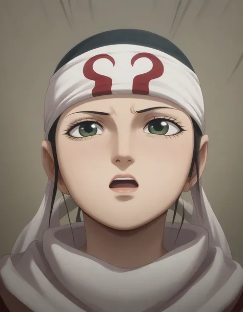 (((( moaning,))))  Fujifilm, UHD, masterpiece, textured skin, high details, best quality, highres, 8k, 16k    score_9, score_8_up, score_7_up,    kyoukai  ((cowl))    (((bandana on forehead))) 