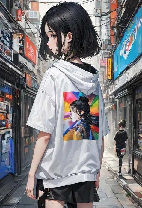 Create super ultra realistic images,  unisex, casual and elegant, comfortable, soft, linen, water proof, cotton, polyester fabrics. street wear and office styles. “t-shirt”, hoodie”, “pant” outfits style. (I need the top and bottom of the clothing outfit)....