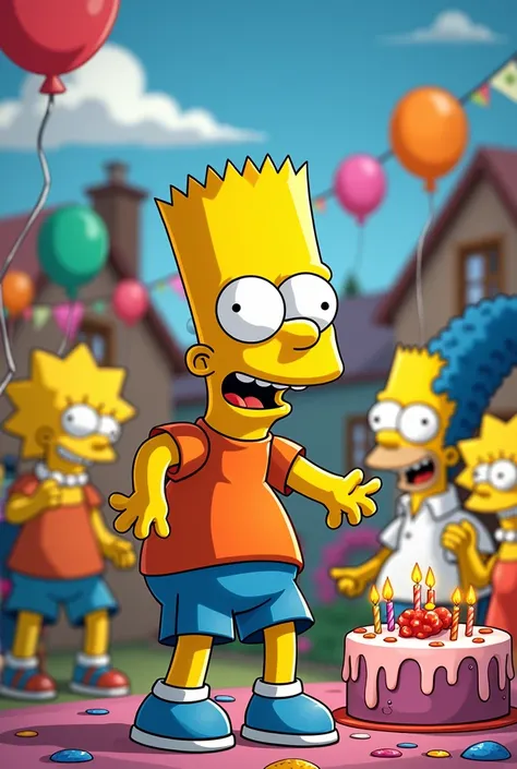 Happy birthday brother, Bart Simpson 