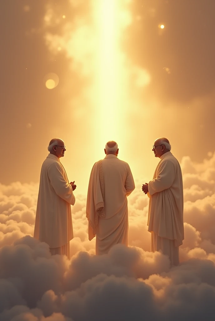 Create image of apj abdul kalam, atal Bihari Vajpayee,ratan tata ji and manmohan singh ji in heaven