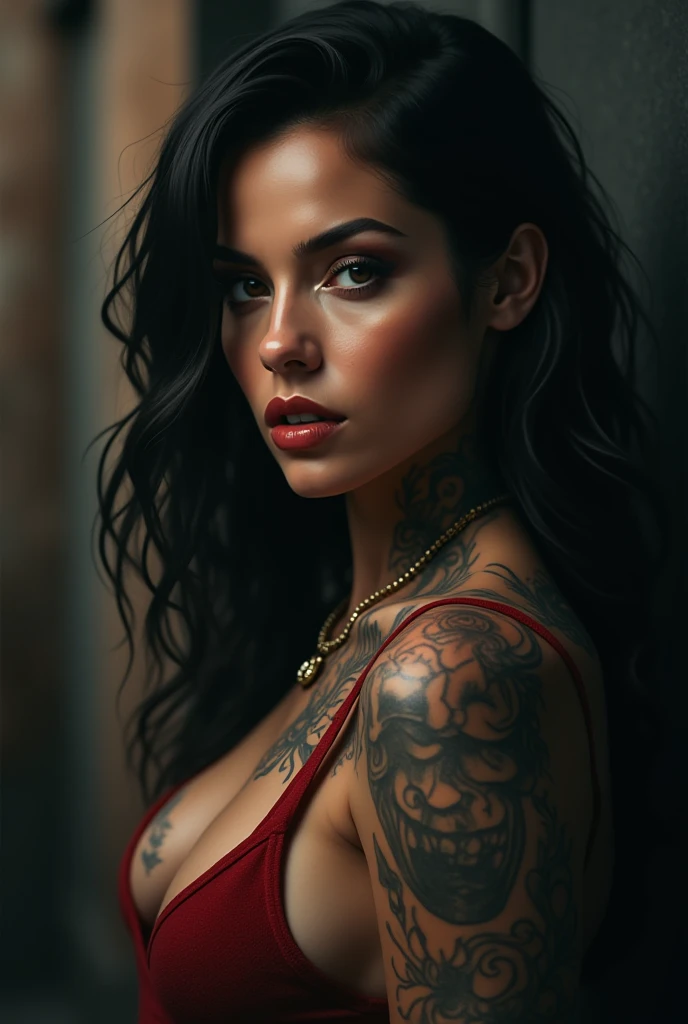 Sexy girl on tatoo hot