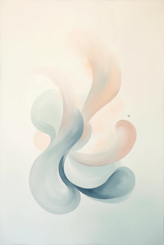 Gentle abstract painting 