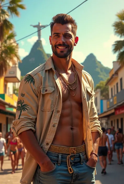 Gay man, handsome, in Rio