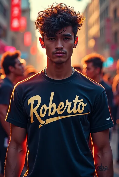 an image of shirt written Roberto