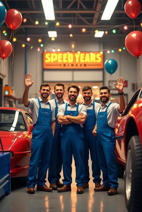 Happy new year wishes from speed motors garage 