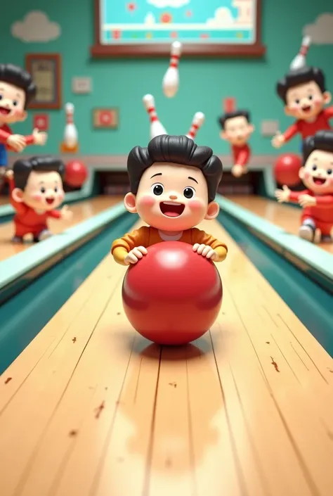 Make a North Korean bowling cute