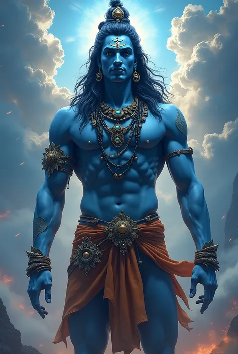 Lord shiva full body capture this image 