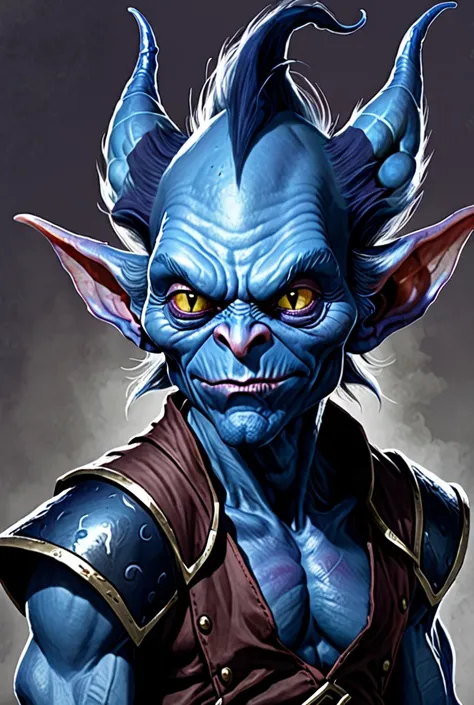 I had a dream about a blue goblin with large ears 