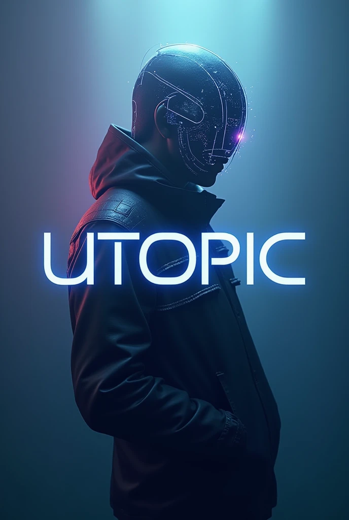 Make me a logo for a solo career of an anonymous musician called Utopic