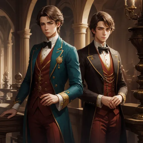 A young aristocrat in fantasy