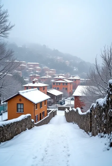 Antsirabe photo with snow 
