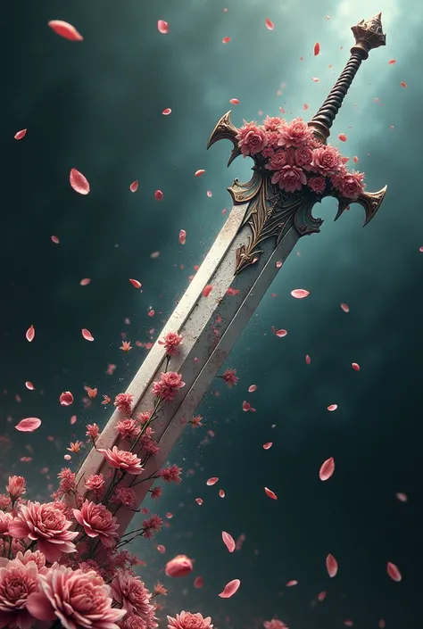 Gutt sword in Berserk but half of the blade fade into flower fly into the wind