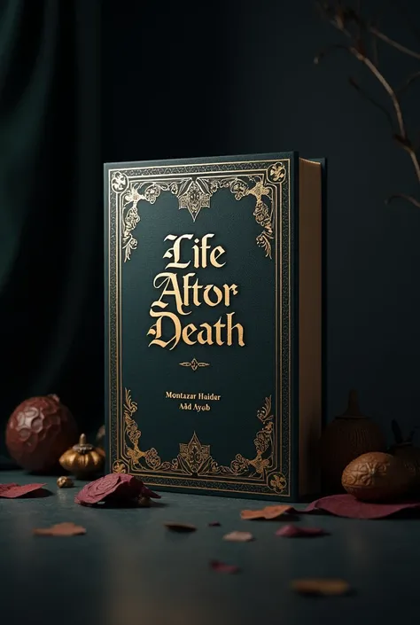 He designed a picture of a book entitled Life After Death with the addition of the authors name Montazar Haidar Abd Ayoub 