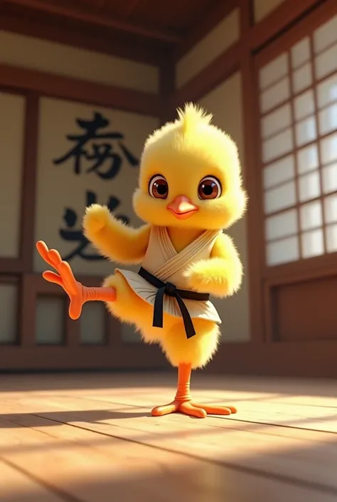 A CHICK、karate、蹴り