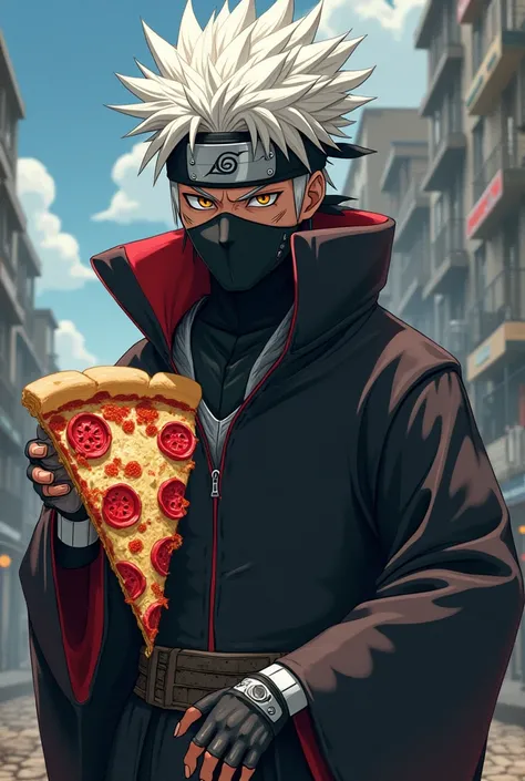 * Itachi + gojo + kakashi + Lizard + pizza make anime one character from this character look creative and pro