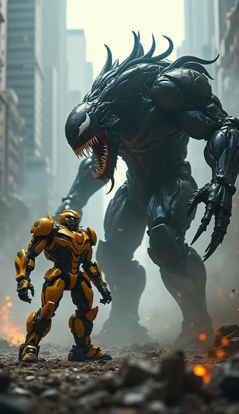 Venom and bumblebee