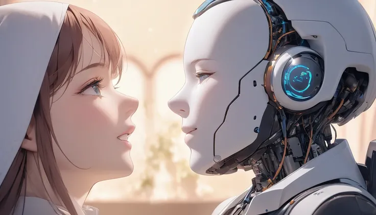 Love between AI and humans