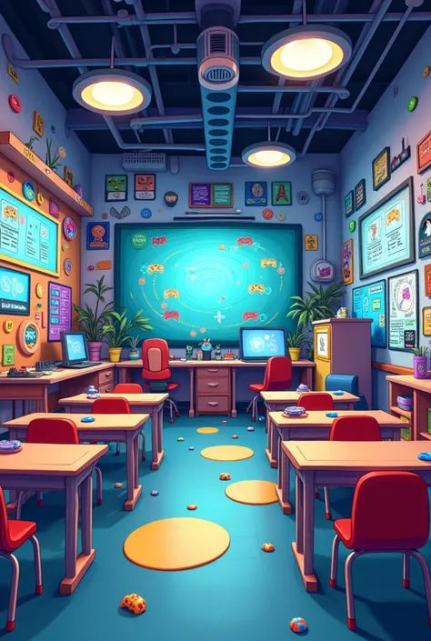 Game themed classroom