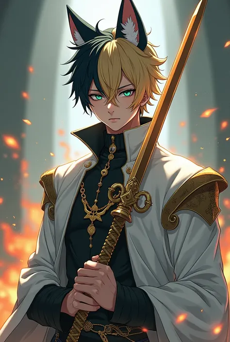 I want to you Creating Anime with Main Character Has Been Reincarnated, Uzumaki Naruto/Boruto Has Been Reincarnated As Ulquiorra Ciffer/Bleach and Morgoth/Lords Of The Rings, A mans With His Hair is Mix between Black and Blonde, the Mans eyes Combination w...