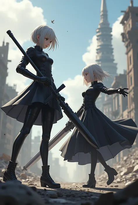 Nier automata 2b and 9s 