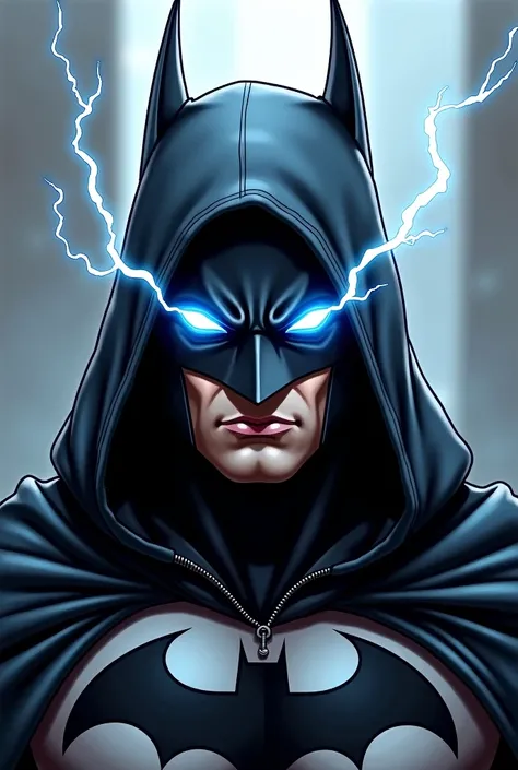 batman in a hoodie with lightning coming out of his eyes, concept art by Arthur Pan, trending on deviantart, sots art, artgerm greg rutkowski _ greg, drawn in the style of artgerm, artgerm jsc, artgerm and grek rutkowski, extremely detailed artgerm, artger...