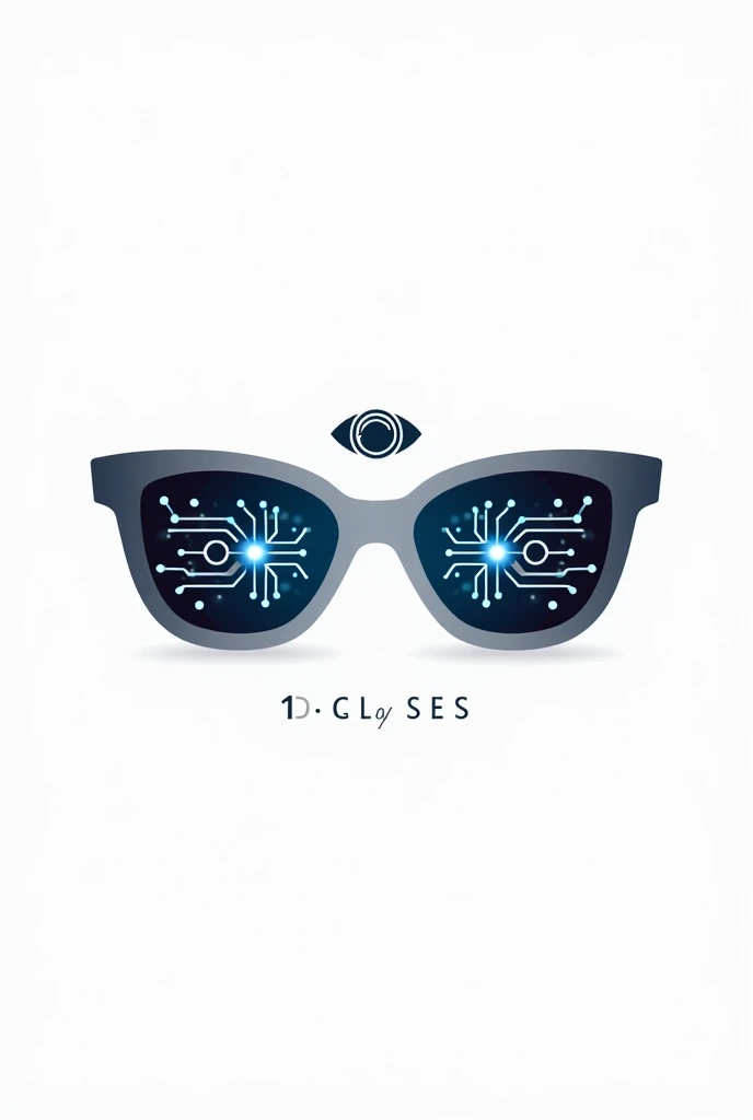 Logo Description for AI Glasses

The logo features a sleek, minimalist design that conveys innovation and sophistication. At its center is a stylized outline of a pair of glasses, crafted with clean, angular lines to represent precision and modernity. The ...